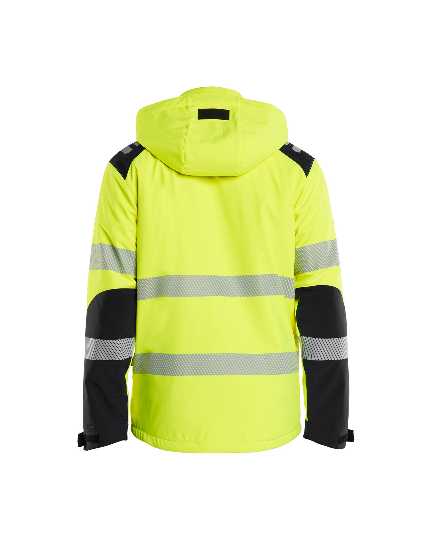 SOFTSHELLJACKA BLÅKLÄDER VARSEL LÄTTFODR, VINTER VARSELGUL/SVART M