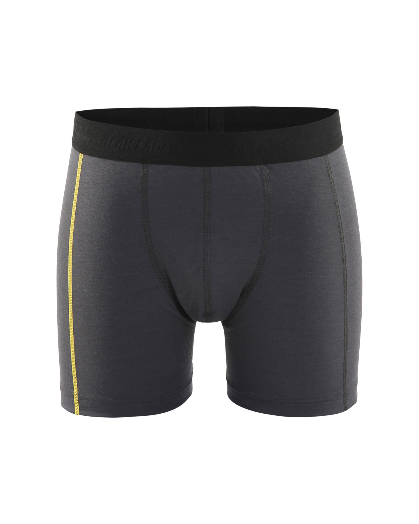 BOXERKALSONG 1847 GRÅ/GUL L XLIGHT RFINE MERINOULL