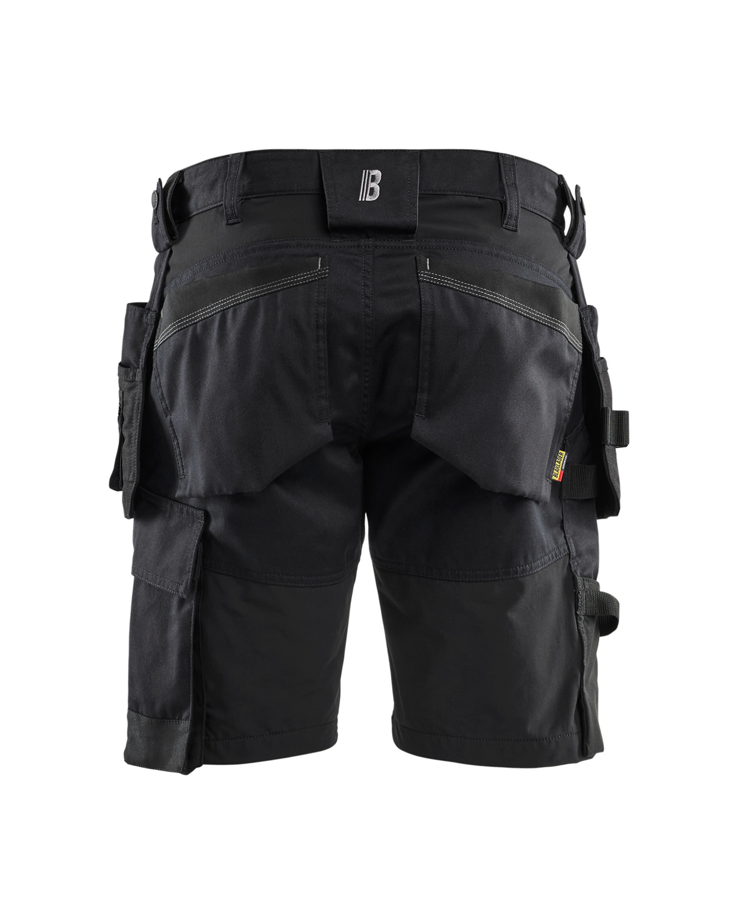 HANTVERKSSHORTS BLÅKLÄDER 1752 1832 S 46, SVART STRETCH