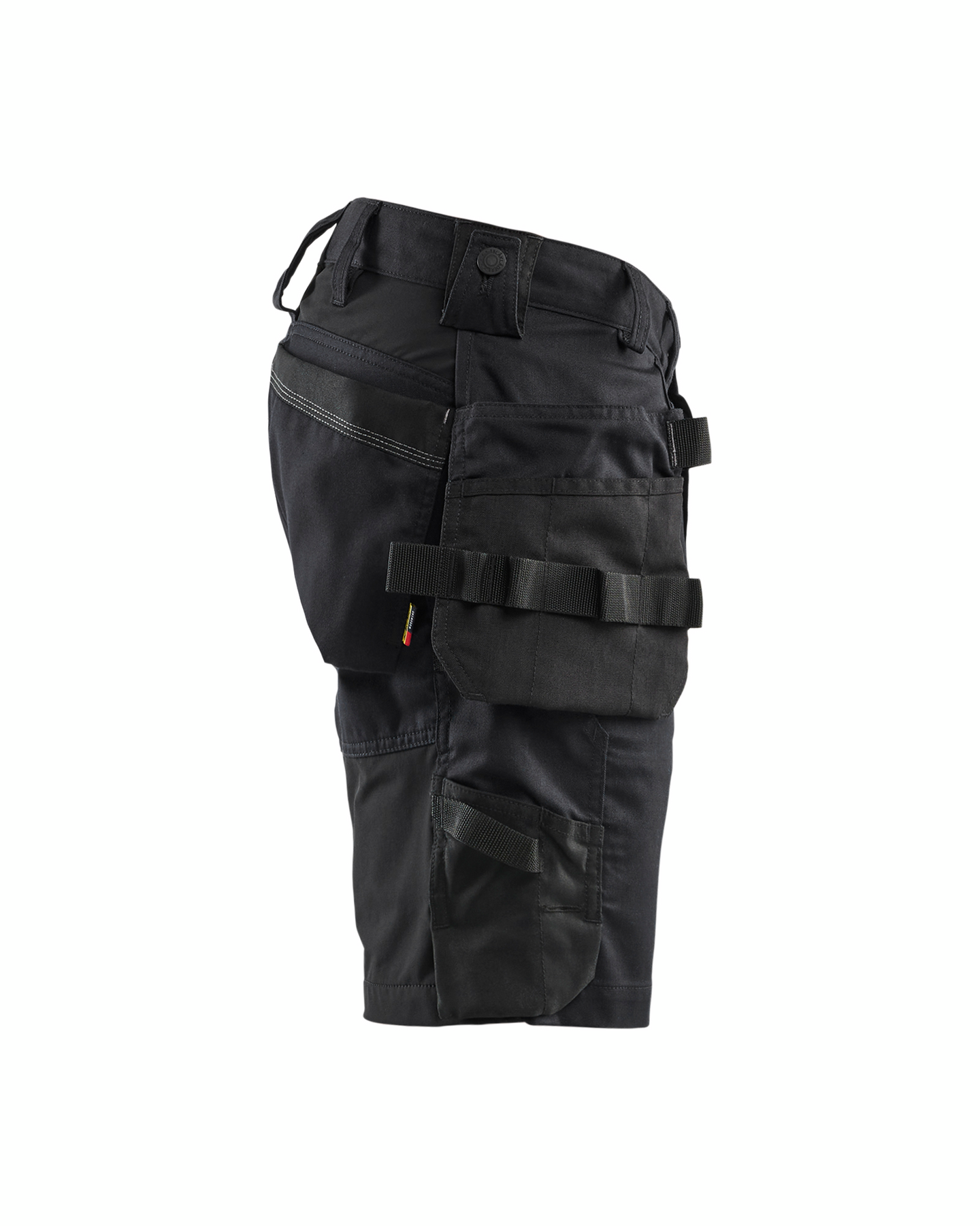 HANTVERKSSHORTS BLÅKLÄDER 1752 1832 S 46, SVART STRETCH