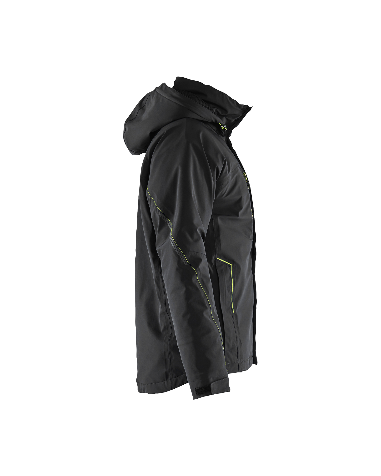 FUNKTIONSJACKA BLÅKLÄDER 4484 1917 LÄTT, FODRAD STRETCH SVART/VGUL XL