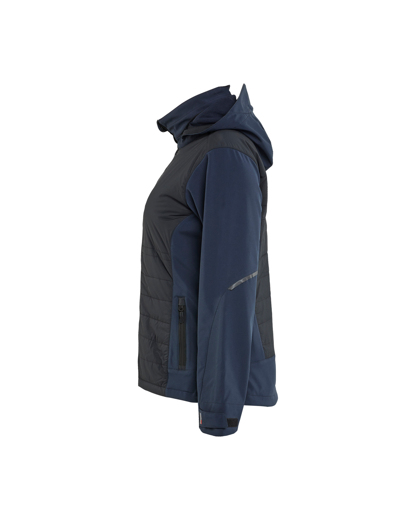 HYBRIDJACKA BLÅKLÄDER DAM MÖRK, MARINBLÅ/SVART S