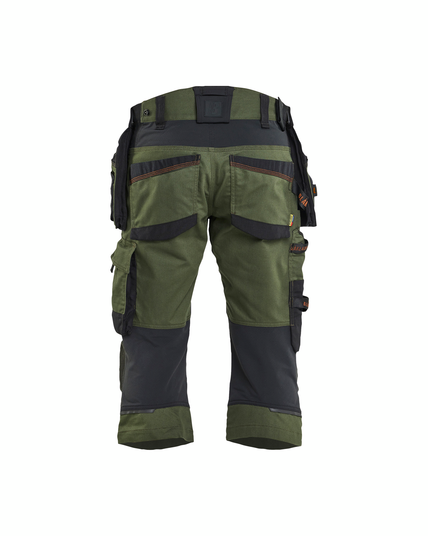 PIRATBYXA BLÅKLÄDER MED STRETCH, SKOGSGRÖN/ROST C50