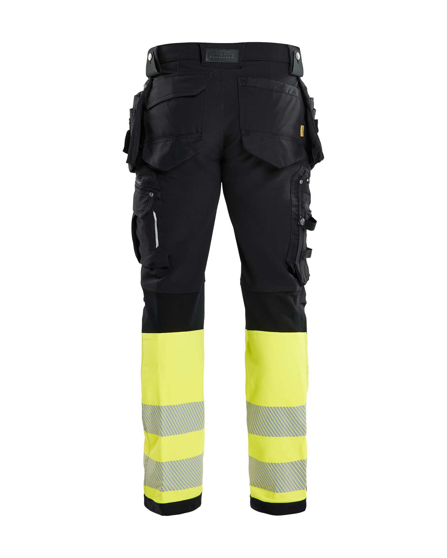 VARSELBYXA 1993 1642 4-VÄGS STRETCH SVART/VARSELGUL D104