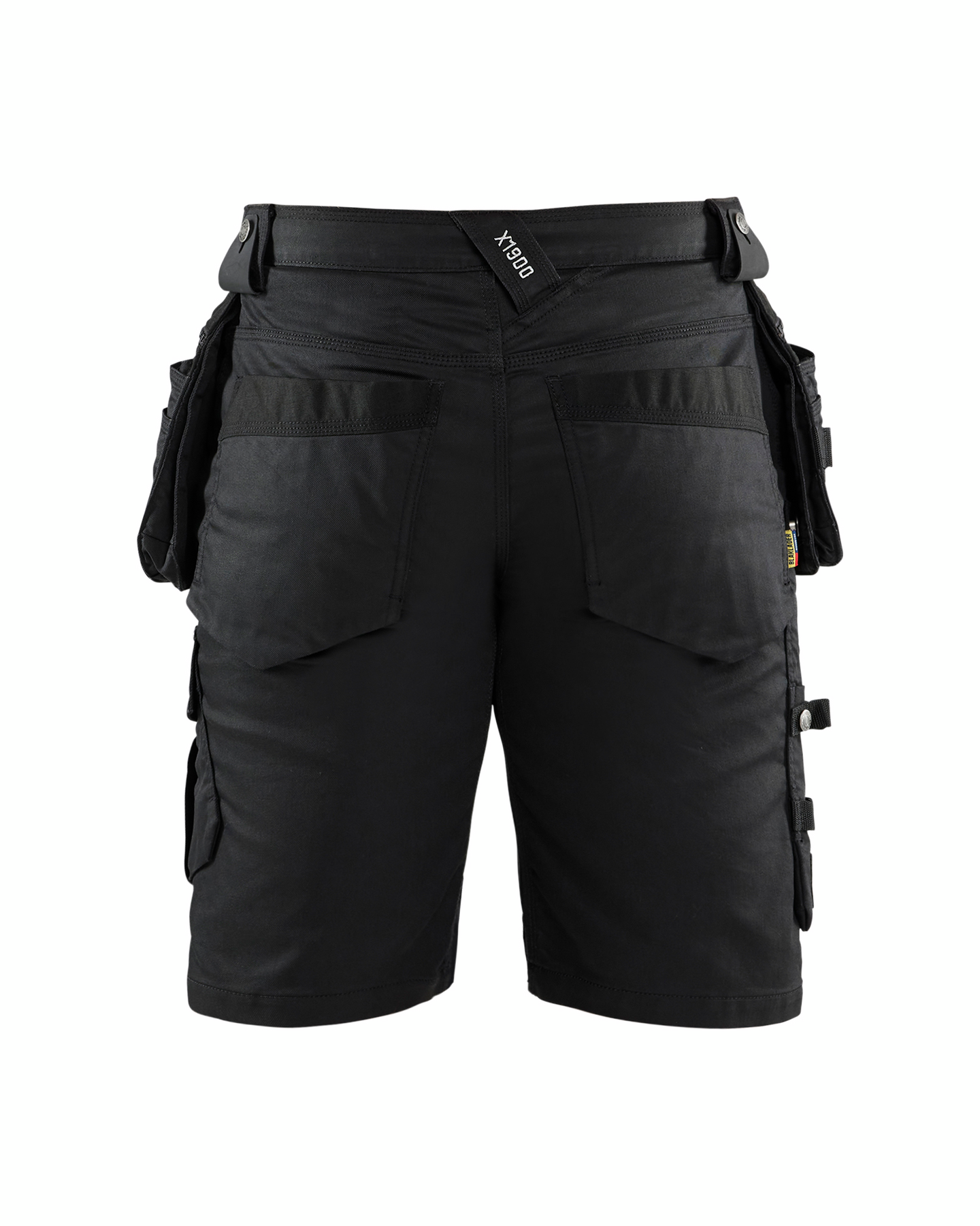 HANTVERKSSHORTS BLÅKLÄDER X1900 1992, 1141 STRETCH SVART/SVART C46