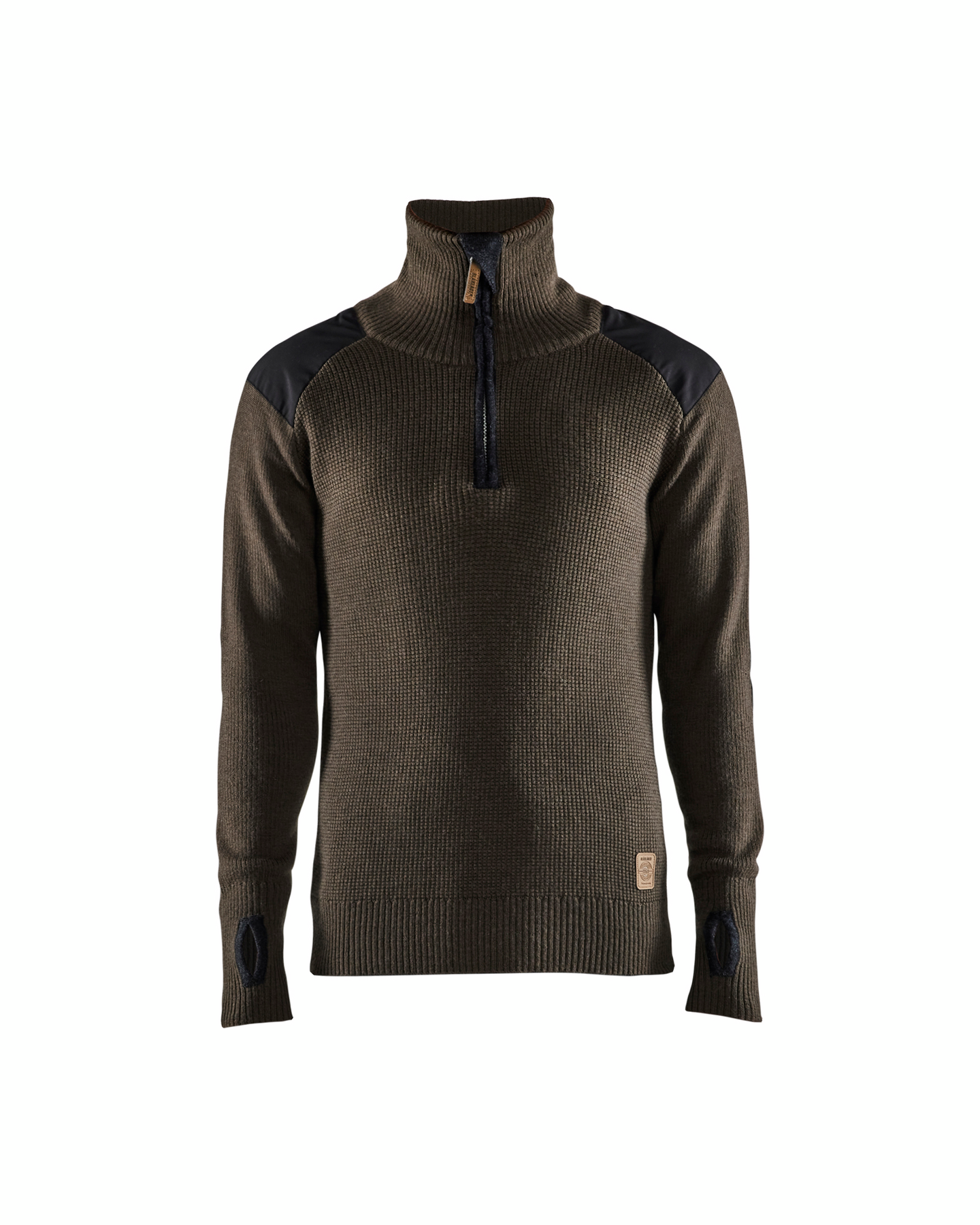 ULLTRÖJA BLÅKLÄDER 4630 1071 MÖRK OLIVGRÖN/MÖRKGRÅ XL