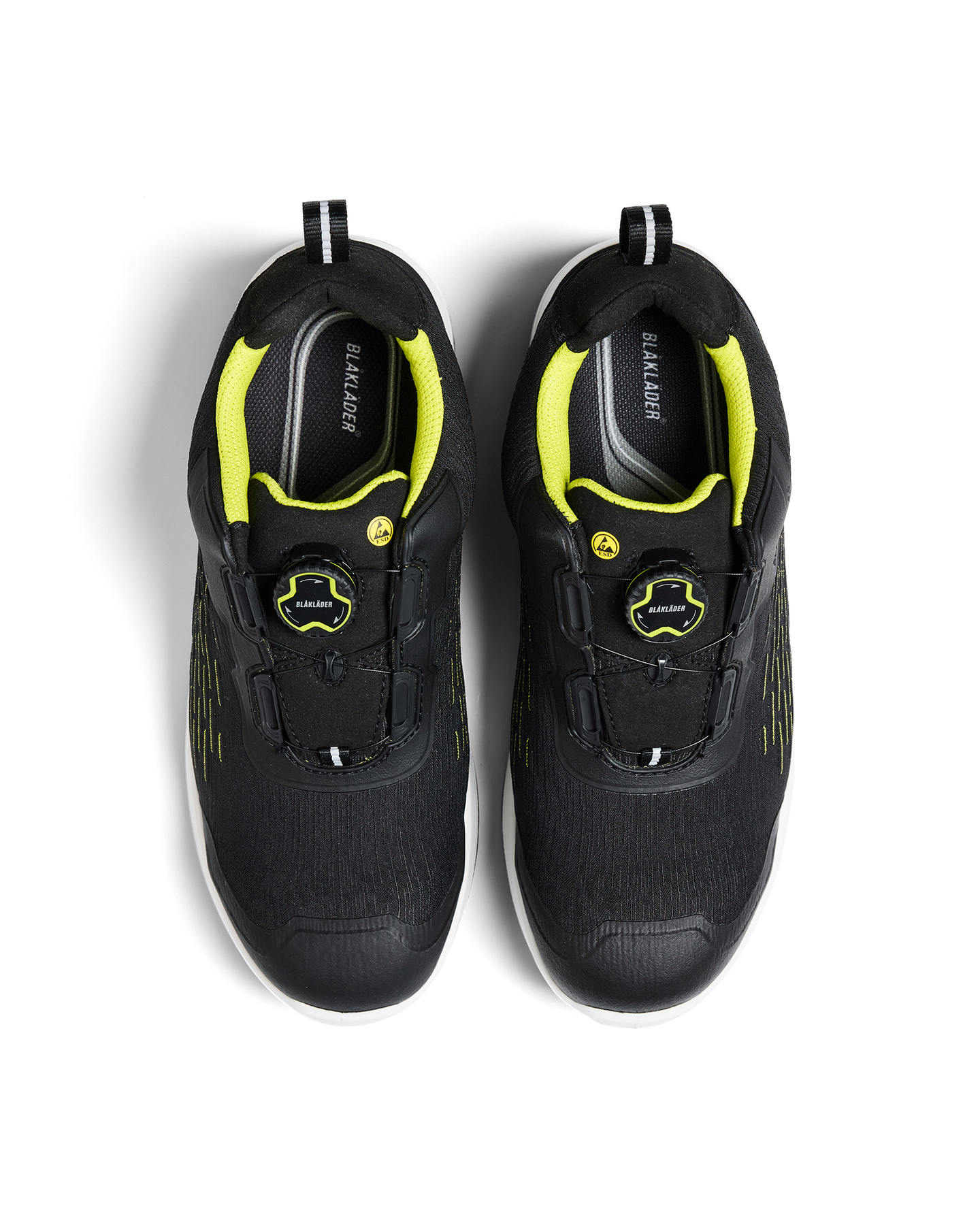 SKYDDSKO BLÅKLÄDER 2442 0000, SVART/VARSELGUL 38