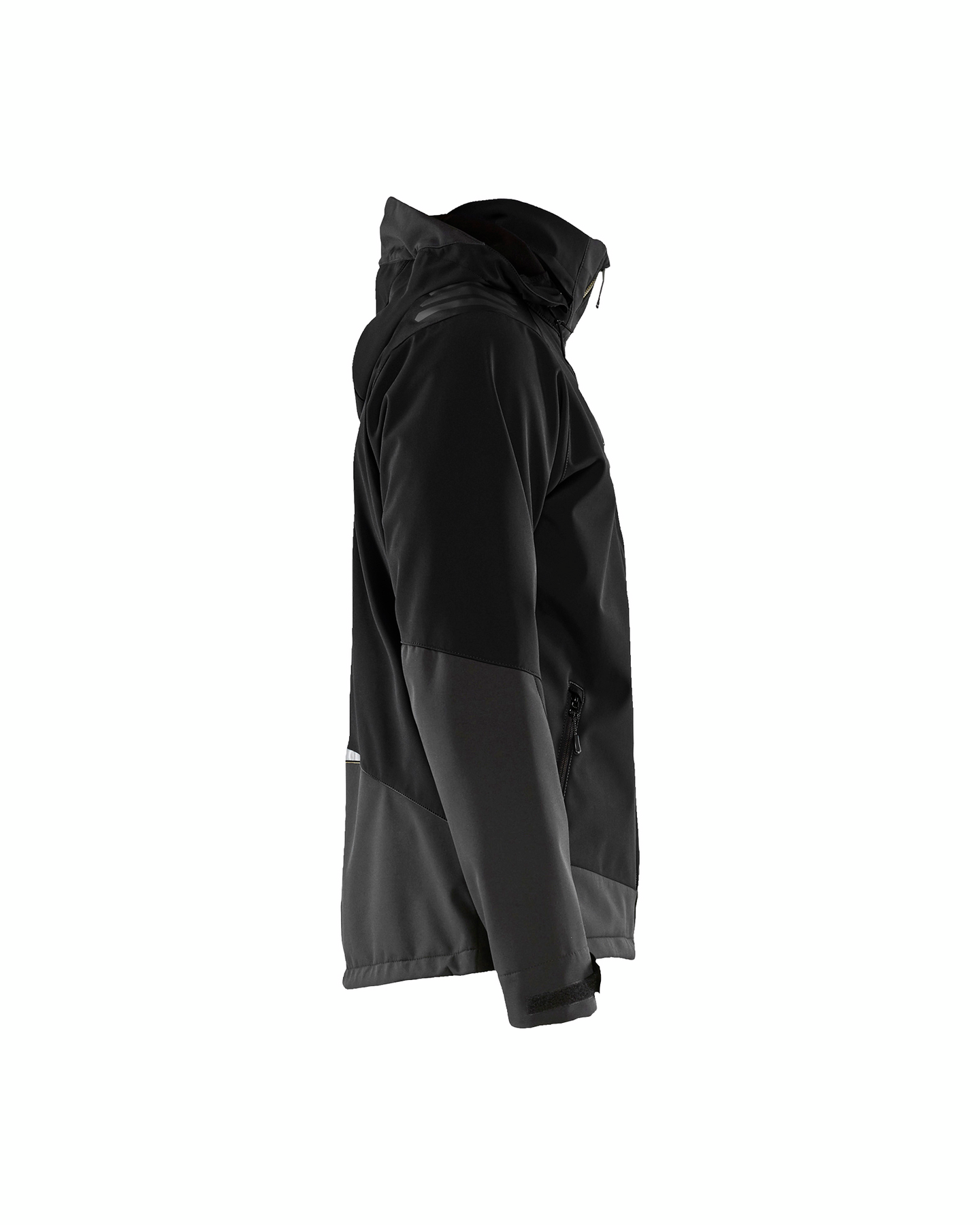 SOFTSHELLJACKA 4749 2513 SVART/VARSELGUL XXL