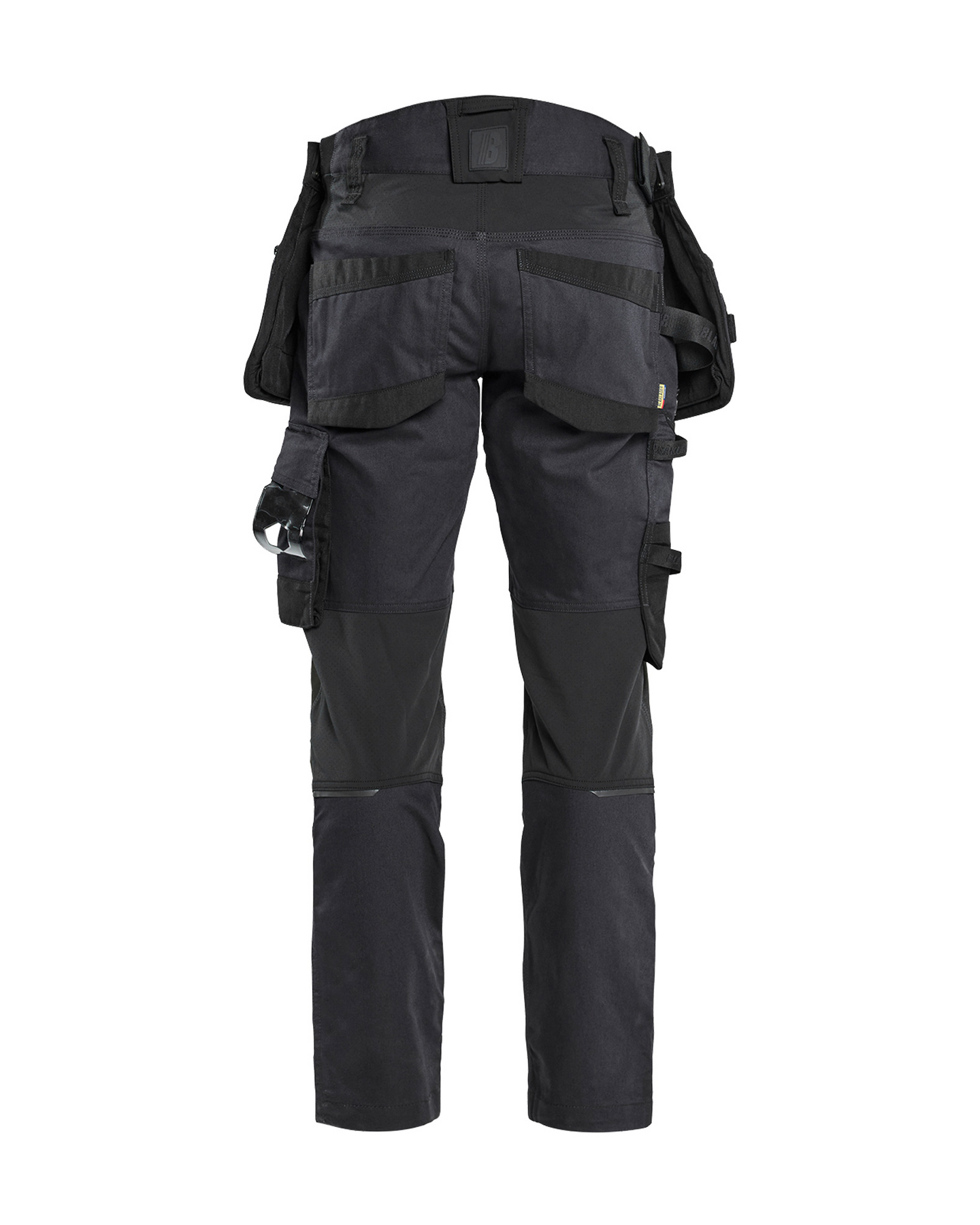 HANTVERKSBYXA BLÅKLÄDER MED STRETCH, SVART/SVART C48