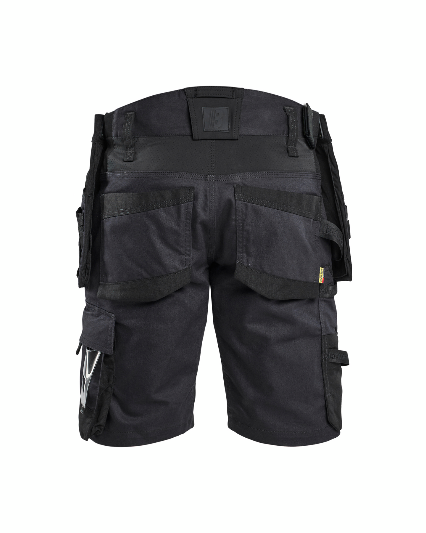 HANTVERKSSHORTS BLÅKLÄDER MED STRETCH, SVART/SVART C48