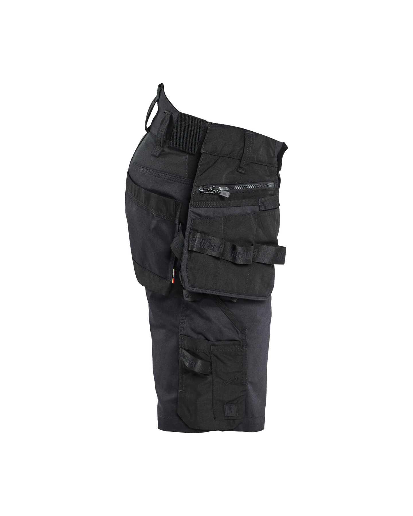 HANTVERKSSHORTS BLÅKLÄDER MED STRETCH, SVART/SVART C48