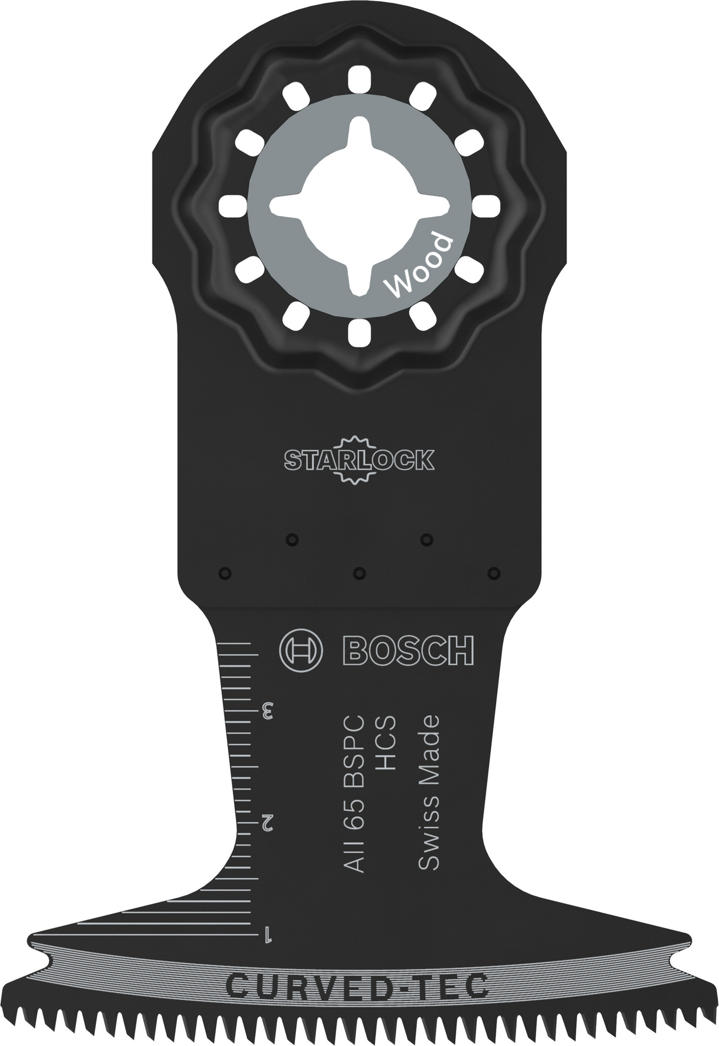 Monitoimikoneen upotussahanterä Bosch puu Starlock AII 65 BSPC 65x40mm