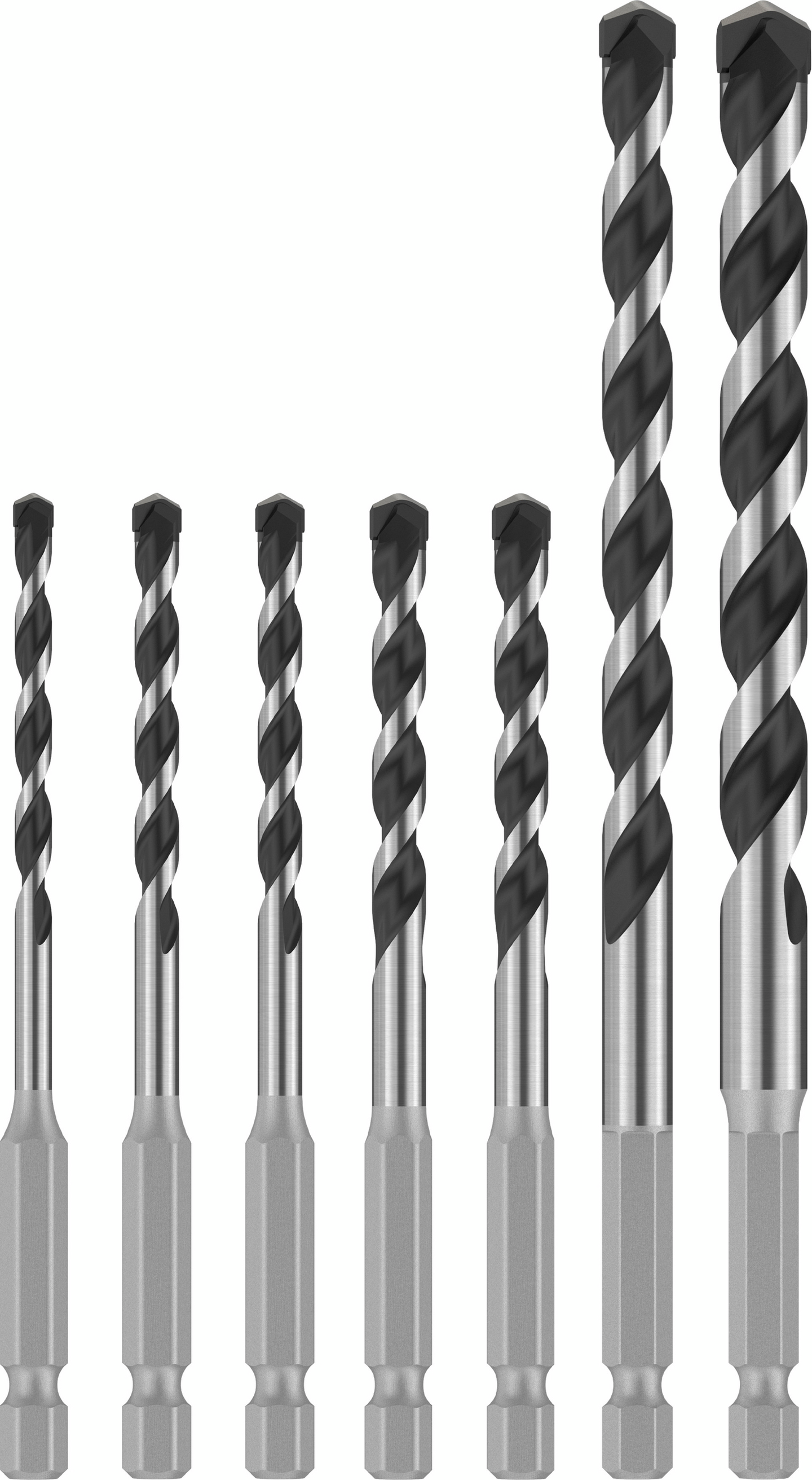 Betoniporanteräsarja Bosch PRO HEX-5 7-osainen