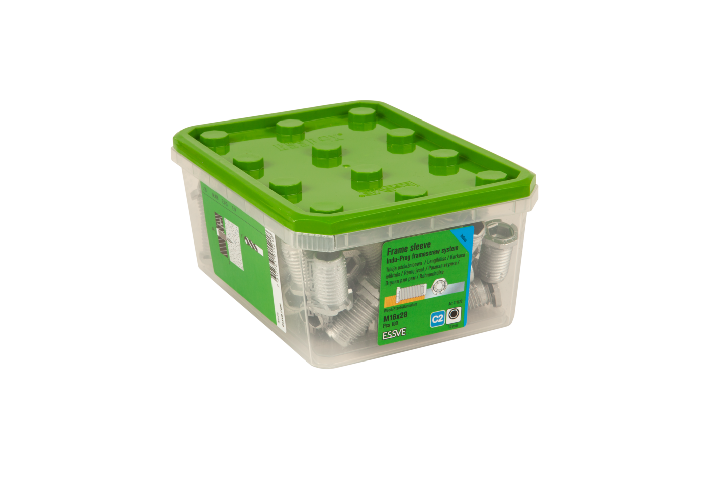 KARMHYLSA ESSVE INDU-PROG ZINKLEGERING 28MM 60ST