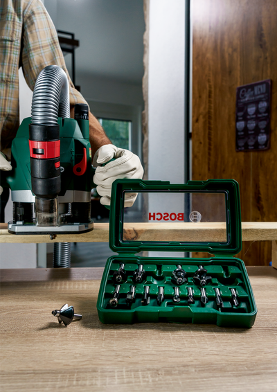 FRÄSSTÅLSET BOSCH HM 8MM SKAF 15DELA