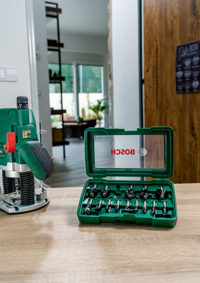 FRÄSSTÅLSET BOSCH HM 8MM SKAF 15DELA