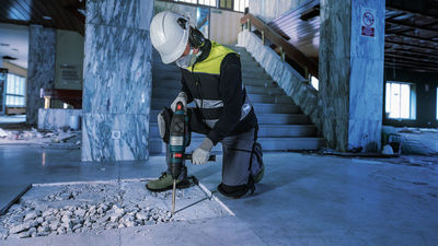 MEJSELSET SDS+SPETS,KAKEL,FLAT 3-P