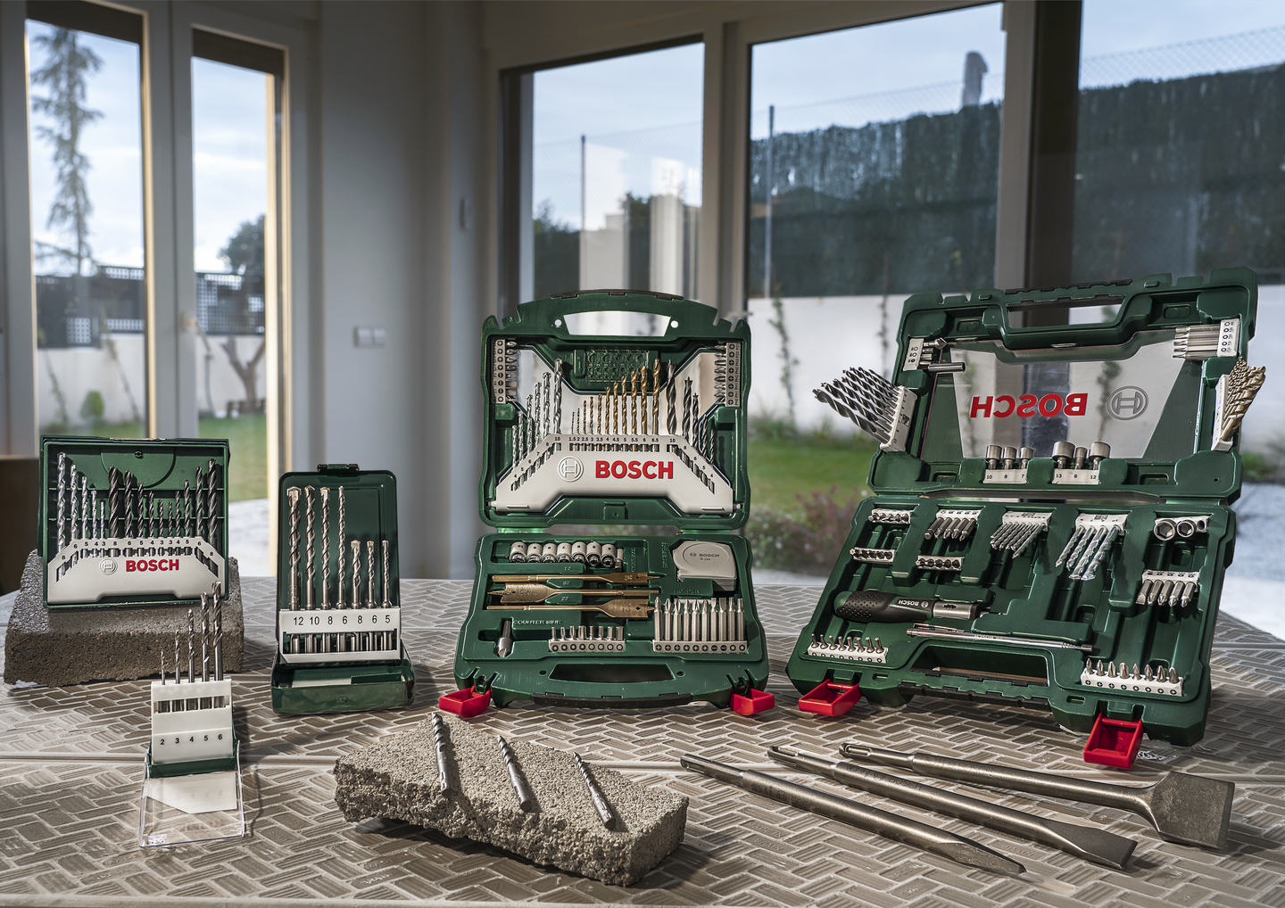 BORRSATS BOSCH TRÄ-METALL-MUR X-LINE