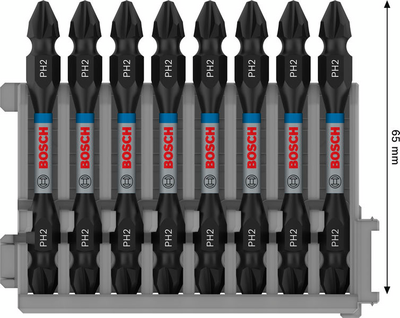 BITS BOSCH IMPACT PH2 65MM 8ST