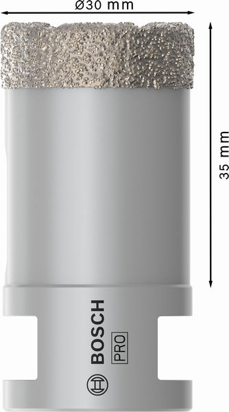 DIAMANTHÅLSÅG BOSCH DRYSPEED 30MM
