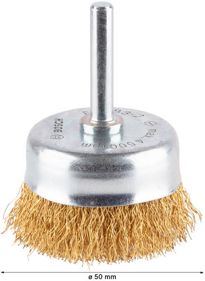 KOPPBORSTE BOSCH VÅGAD MÄSSING 50MM
