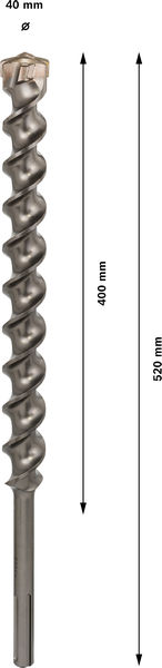 HAMMARBORR BOSCH SDS-MAX SPEED X 40X400/520MM