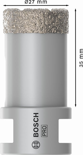 DIAMANTHÅLSÅG BOSCH DRYSPEED 27MM