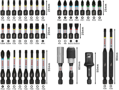 BITSSET BOSCH IMPACT 41 DELAR