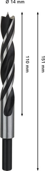 TRÄBORR BOSCH PRO 14X151MM