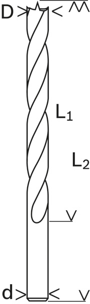 TRÄSPIRALBORR  3X30X60MM
