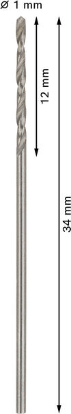 METALLBORR BOSCH HSS-G S 1X34MM 10ST 10ST