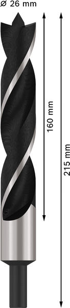 TRÄSPIRALBORR BOSCH 26X215MM