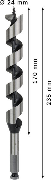 TRÄSPIRALBORR BOSCH SW11 24X160X235MM