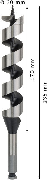 TRÄSPIRALBORR BOSCH SW11 30X160X235MM