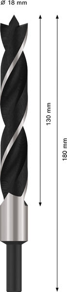TRÄSPIRALBORR BOSCH 18X180MM