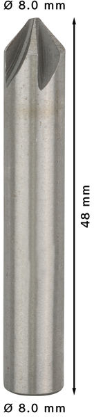 FÖRSÄNKARE BOSCH 5SKJ HSS 8X48MM M4