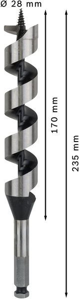 TRÄSPIRALBORR BOSCH SW11 28X160X235MM