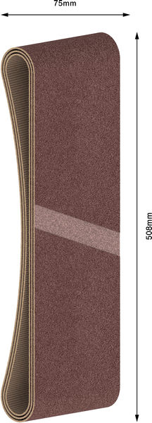 SLIPBAND BOSCH RW  75X508 K120 3P