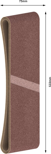 SLIPBAND BOSCH RW  75X533 K100 3P