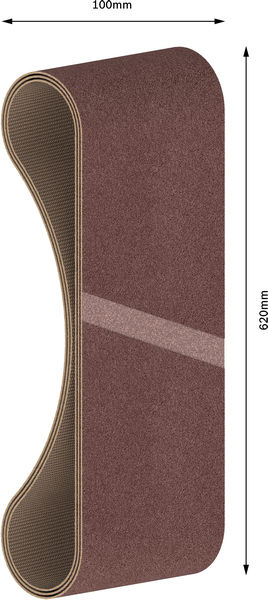 SLIPBAND BOSCH RW 100X620 K80 3P