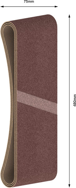 SLIPBAND BOSCH RW  75X480 K40 3P