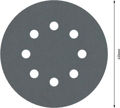 SLIPRONDELL BOSCH EXC SIC K600 125MM 5ST