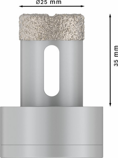 DIAMANTHÅLSÅG BOSCH X-LOCK DRYSPEED 25MM