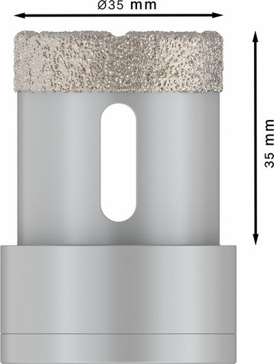 DIAMANTHÅLSÅG BOSCH X-LOCK DRYSPEED 35MM
