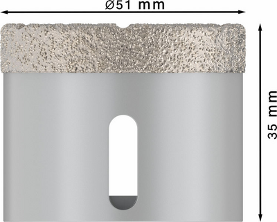 DIAMANTHÅLSÅG BOSCH X-LOCK DRYSPEED 51MM