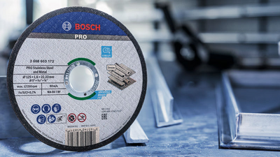 KAPSKIVA BOSCH INOX RAK 125X1.6MM 1P