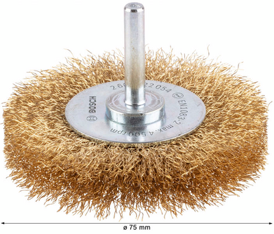 SKIVBORSTE BOSCH VÅGAD MÄSSING 75X16MM
