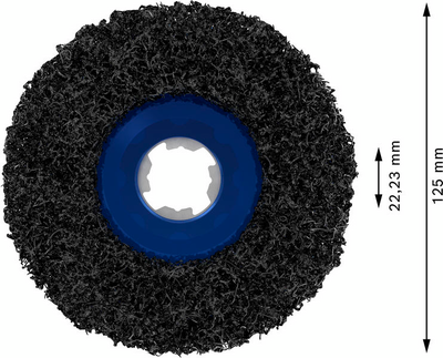 GROVRENGÖRARE BOSCH X-LOCK 125X22MM