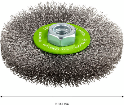 SKIVBORSTE BOSCH FLÄT INOX M14 115MM, INOX M14
