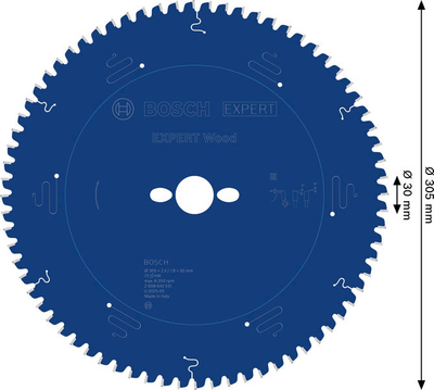 CIRKELSÅGKLINGA BOSCH EXP WOOD 305X2,4X30MM 72T